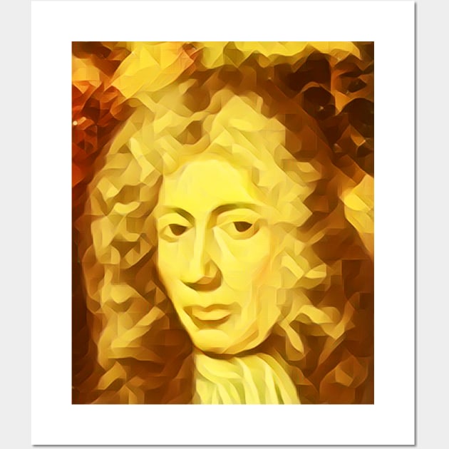 Robert Boyle Golden Portrait | Robert Boyle Artwork 7 Wall Art by JustLit